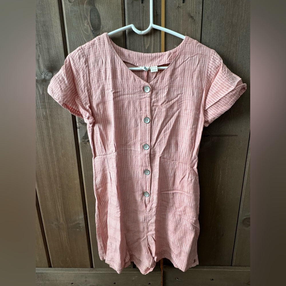 Roxy girls pink romper